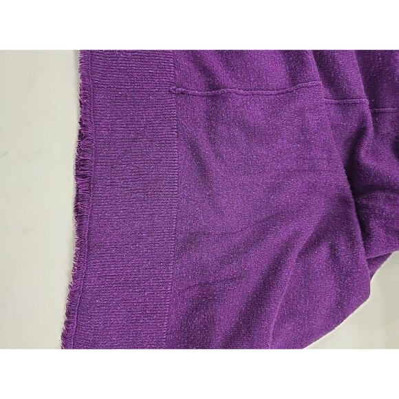 Two Twenty Five Purple Cashmere Blend Sweater Womens Large Casual Office Career - Picture 8 of 8